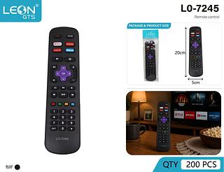 CONTROLE REMOTO AOC LCD ROKU COM 4K/NETFLIX/GLOBOPLAY/GOOGLE PLAY/HBOGO LEON GTS/LELONG