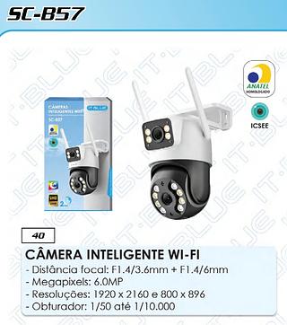 CAMERAS INTELIGENTES WIFI 6MP UHD IT-BLUE