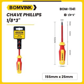 PHILLIPS 1/8*3" BOMVINK
