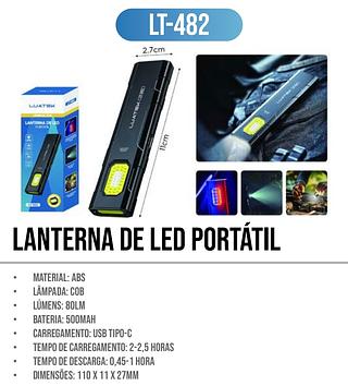 LANTERNA DE LED PORTATIL LUATEK
