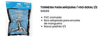 TORNEIRA PVC CROMADA USO GERAL NAVY+TOOLS