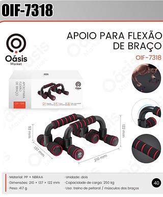 APOIO PARA FLEXAO DE BRACO OASIS