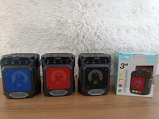 CAIXA DE SOM BLUETOOTH PORTABLE SPEAKER SUPORTE DE CELULAR (NO ESTADO)