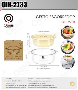 CESTO ESCORREDOR OASIS MARKET