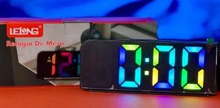 RELOGIO DE MESA RGB LELONG