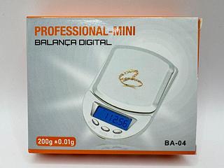 MINI BALANÇA DIGITAL PROFISSIONAL 200G LEON GTS