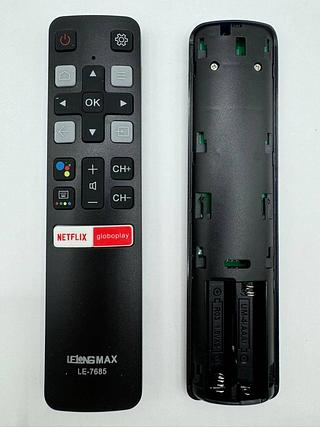 CONTROLE REMOTO TCL COM VOZ/NETFLIX/GLOBOPLAY LELONG
