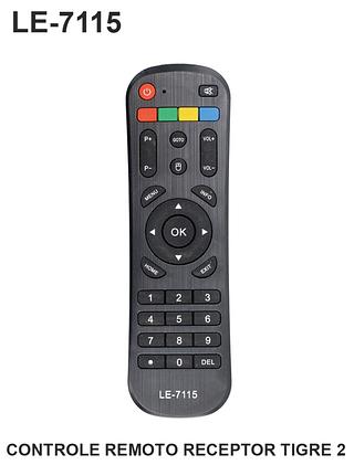 CONTROLE REMOTO RECEPTOR TIGRE 2 LELONG