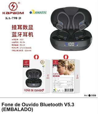 FONE DE OUVIDO MUSIC EARPHONES KAPBOM