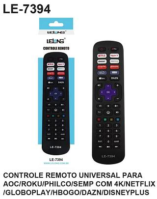 CONTROLE REMOTO TCL NETFLIX KUTEN PLAY LELONG