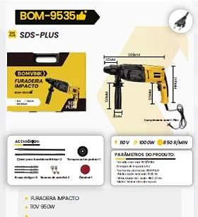 FURADEIRA IMPACTO 110V 1000W 850R/MIN BOMVINK
