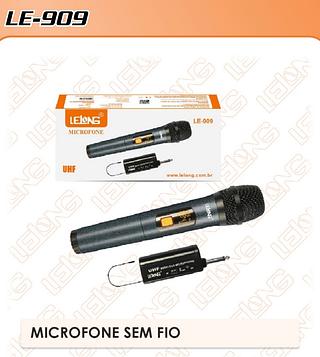 MICROFONE UHF WIRELESS LELONG