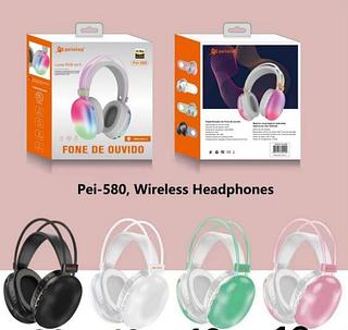FONE DE OUVIDO WIRELESS 5.3 LUZES RGB SCI-FI PEINING