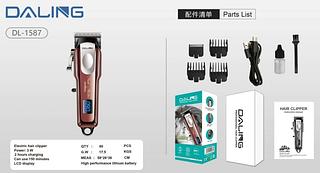 MAQUINA DE CORTAR CABELO HAIR CLIPPER DALING