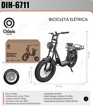 BICICLETA ELETRICA OASIS