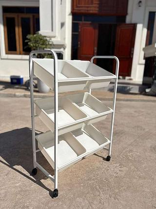 ORGANIZADOR DE BRINQUEDOS COM RODAS OÁSIS MARKET
