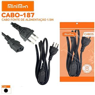 CABO DE FORÇA WD-1 10A 250V- MINIMEN