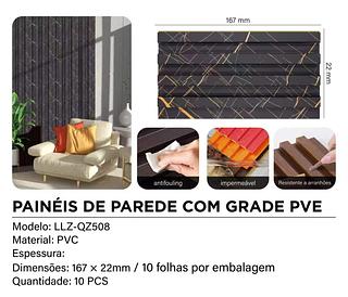 PAINÉIS DE PAREDE COM GRADE PVC MADE BASICS