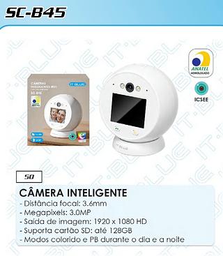 CAMERAS INTELIGENTES WIFI PARA VIDEO CHAMADAS IT-BLUE