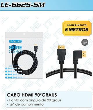 CABO HDMI 90 GRAUS IT-BLUE