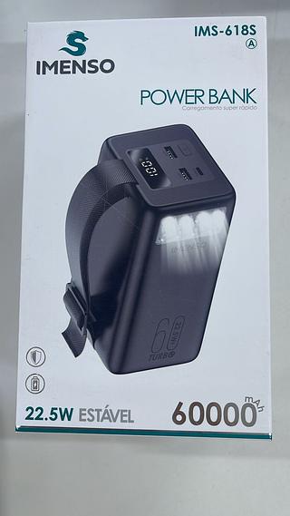 A POWER BANK 22.5W ESTAVEL 60000MAH IMENSO