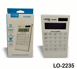 CALCULADORA ELETRONICA 12 DIGITOS LEON