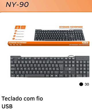 TECLADO KEYBOARD WATERPROOF LINHA PREMIUM