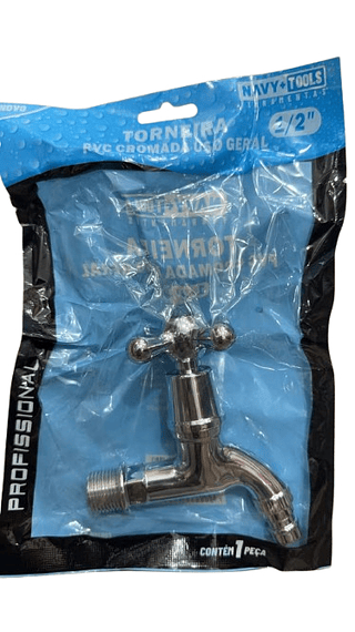 TORNEIRA PVC CROMADA USO GERAL NAVY+TOOLS