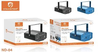 ND-04 MINI LASER ILIMINAÇAO DE PALCO 4EM1 HMASTON