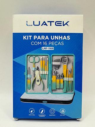 KIT PARA UNHAS COM 16 PEÇAS LUATEK