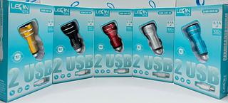 CARREGADOR VEICULAR 2 EM 1 LEON GTS