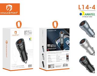 CARREGAMENTO SUPER RAPIDO PD65W+QC3,0 22,5W 87,5W H'MASTON