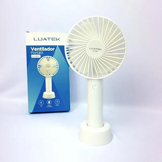 VENTILADOR PORTATIL USB BATERIA RECARREGAVEL LUATEK
