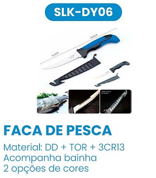 FACA FILETEIRA ALBATROZ INOX COM AFIADOR LUATEK