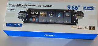 GRAVADOR AUTOMOTIVO DE TRAJETOS 9.66'' 2K ULTRA HD KNUP