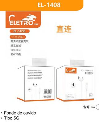 FONE DE OUVIDO SOM PREMIUM LIGHTNING ELETRO