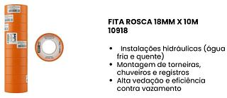FITA VEDA ROSCA 18MM X 10MM NAVY+TOOLS