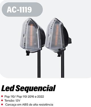PISCA EM LED 13.5V 3.4W BROS LED ATEC