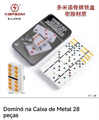 DOMINOES DOUBLE SIX COLOR DOT