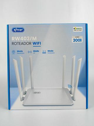 ROTEADOR WIFI MODO REPETIDOR 300MBPS KNUP
