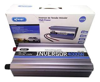 INVERSOR DE TENSAO VEICULAR HIGH POWER 24V/110V 4000W KNUP