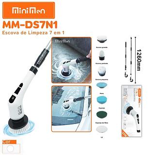 ESCOVA DE LIMPEZA ELETRICA 7IN1 FAST CHARGE MINIMEN