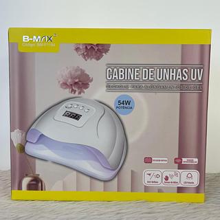 CABINE DE UNHAS UV PARA ALONGAMENTOS DE GEL 54W B-MAX