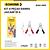 KIT 4 PEÇAS GARRA JACARÉ 10 A BOMVINK