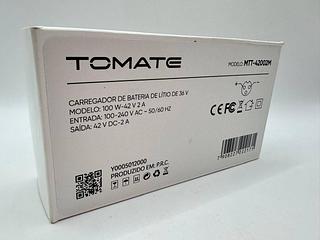 CARREGADOR DE BATERIA DE LITIO DE 36V 100-240 V AC TOMATE