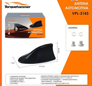 ANTENA AUTOMOTIVA TORQUEHAMMER