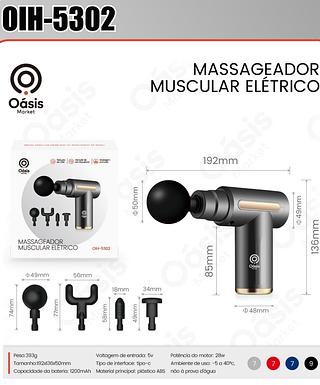 MASSAGEADOR MUSCULAR ELETRICO OASIS