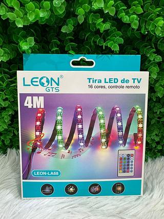 FITA DE LED PARA TV 16 CORES 4M LEON GTS