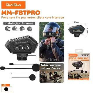 FONE SEM FIO P/ MOTOCICLISTA MINIMEN