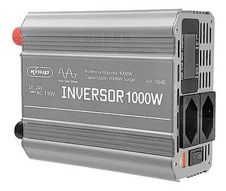INVERSOR DE TENSAO DE ONDA SENOIDAL PURA 24V/110V 1000W KNUP